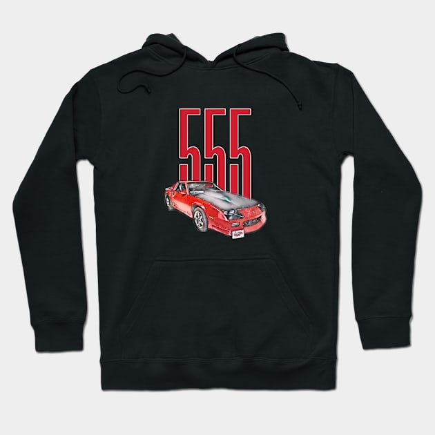 555 CarCar Hoodie by Better Bring a Towel